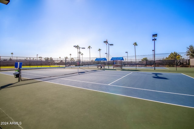 view of sport court