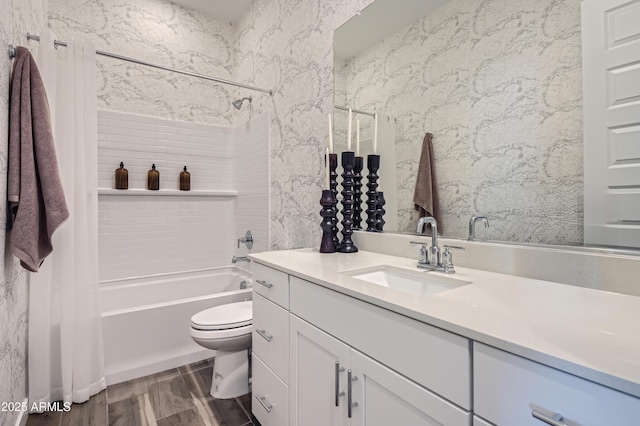 23032 E Roundup Way, Queen Creek, AZ 85142 - bathroom featuring vanity and bathtub / shower combination