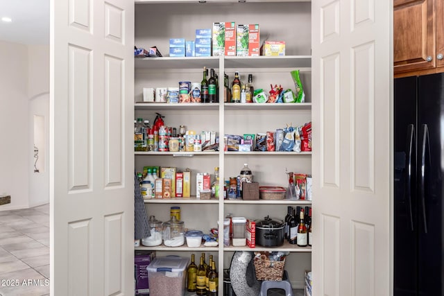 view of pantry