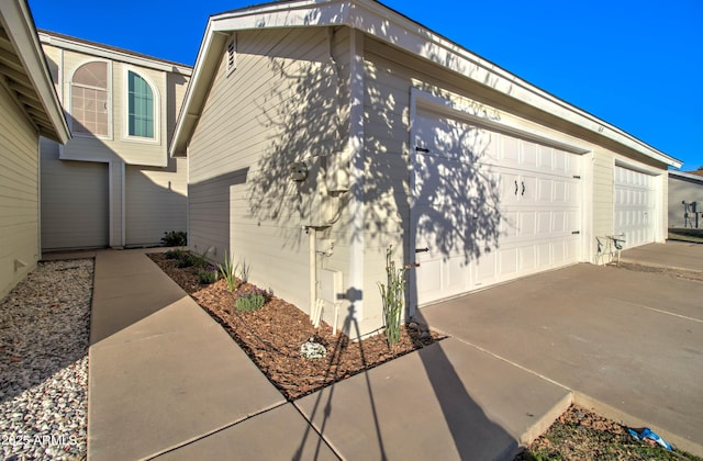 view of side of property