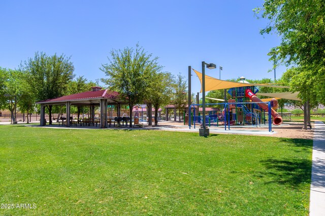 26032 W Quail Ave, Buckeye, AZ 85396 - community play area featuring a lawn and a gazebo