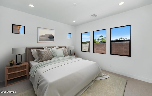 6727 N 9th Dr, Phoenix, AZ 85013 - bedroom with carpet floors, recessed lighting, and baseboards
