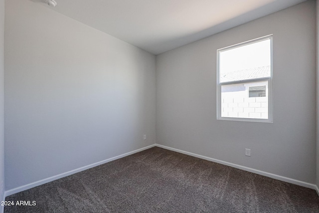 unfurnished room featuring carpet