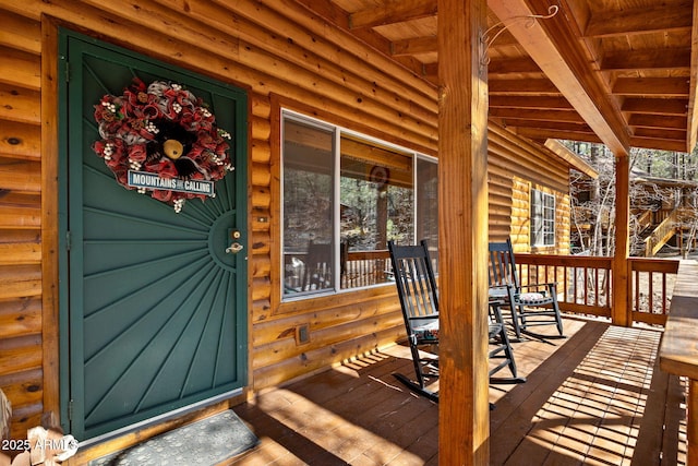 3123 S Indian Paint Ln, Pinetop, AZ 85935 - view of deck