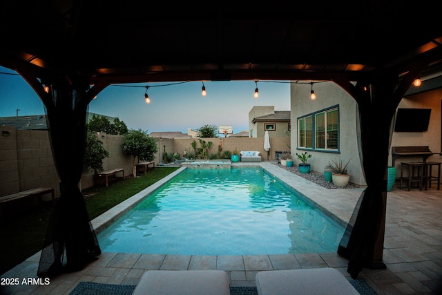 4226 E Coconino Pl, Chandler, AZ 85249 - view of pool with a fenced backyard and a patio