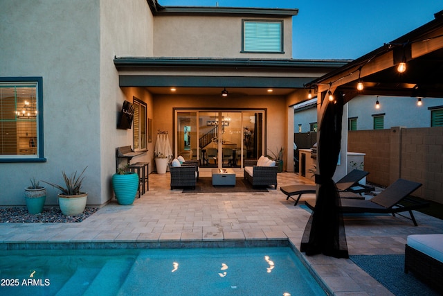 4226 E Coconino Pl, Chandler, AZ 85249 - view of swimming pool with a patio and outdoor lounge area