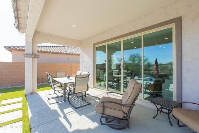 view of patio / terrace