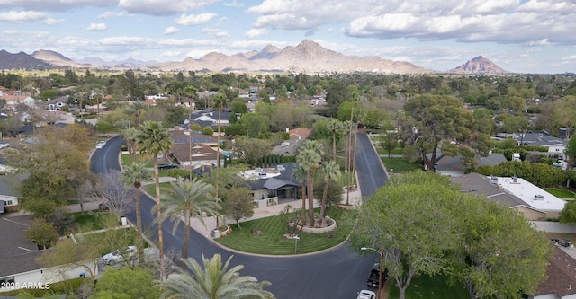 345 W Gardenia Dr, Phoenix, AZ 85021 - drone / aerial view with a residential view and a mountain view