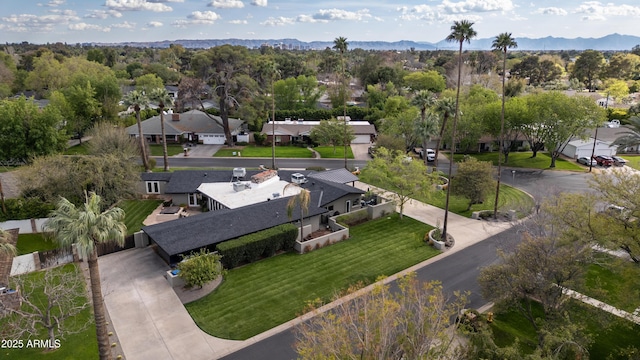 345 W Gardenia Dr, Phoenix, AZ 85021 - drone / aerial view featuring a mountain view and a residential view