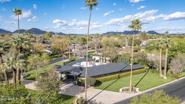 345 W Gardenia Dr, Phoenix, AZ 85021 - bird's eye view with a mountain view