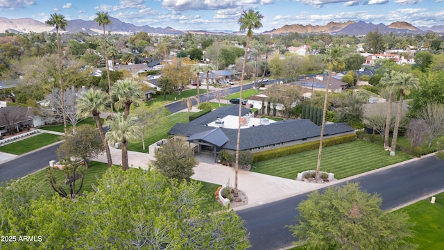 345 W Gardenia Dr, Phoenix, AZ 85021 - drone / aerial view featuring a mountain view and a residential view