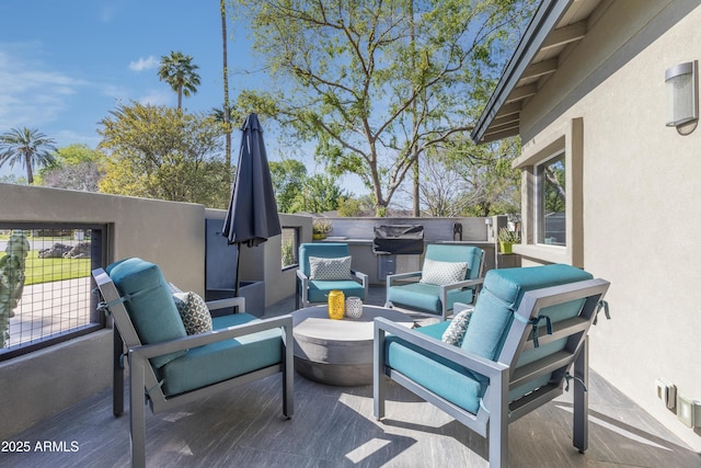 345 W Gardenia Dr, Phoenix, AZ 85021 - view of patio / terrace featuring outdoor lounge area