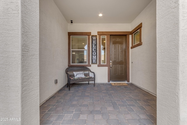 22837 E Silver Creek Ln, Queen Creek, AZ 85142 - property entrance with stucco siding