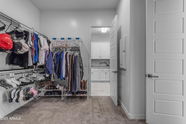 22837 E Silver Creek Ln, Queen Creek, AZ 85142 - walk in closet featuring carpet floors