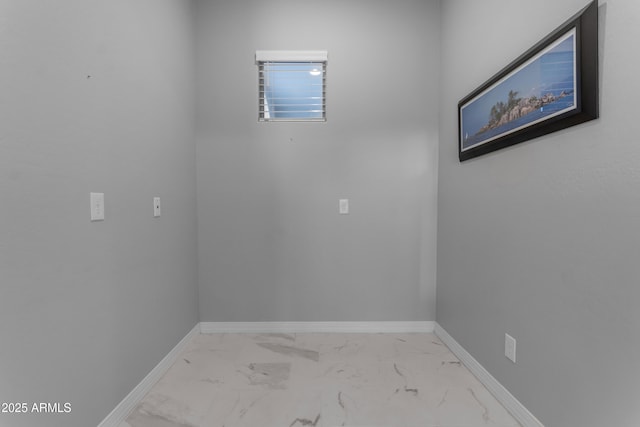 22837 E Silver Creek Ln, Queen Creek, AZ 85142 - spare room featuring marble finish floor and baseboards