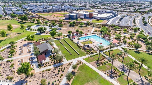 22837 E Silver Creek Ln, Queen Creek, AZ 85142 - birds eye view of property with a residential view