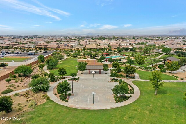 22837 E Silver Creek Ln, Queen Creek, AZ 85142 - bird's eye view with a residential view and a mountain view