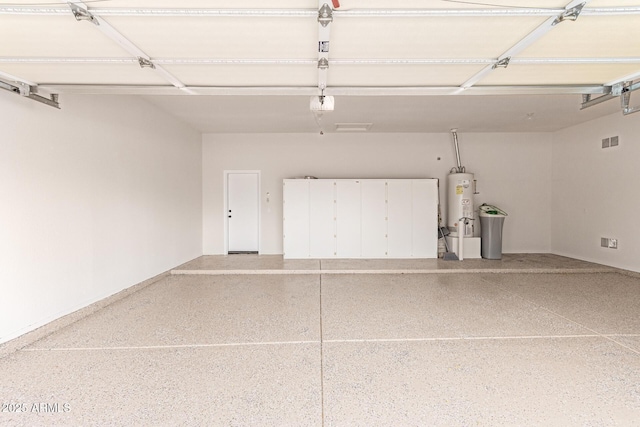 1112 E Winged Foot Dr, Chandler, AZ 85249 - garage featuring gas water heater and visible vents