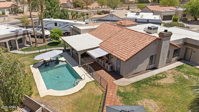 1670 E Whitten St, Chandler, AZ 85225 - aerial view of residential area with a pool