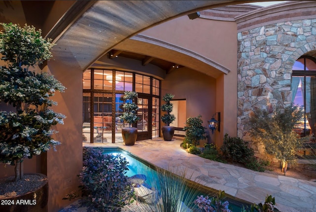 9808 E Honey Mesquite Dr, Scottsdale, AZ 85262 - outdoor pool featuring a patio area