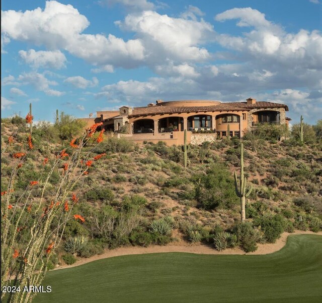 9808 E Honey Mesquite Dr, Scottsdale, AZ 85262 - view of yard