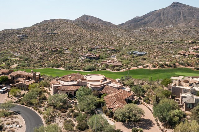 9808 E Honey Mesquite Dr, Scottsdale, AZ 85262 - mountain view featuring a golf club