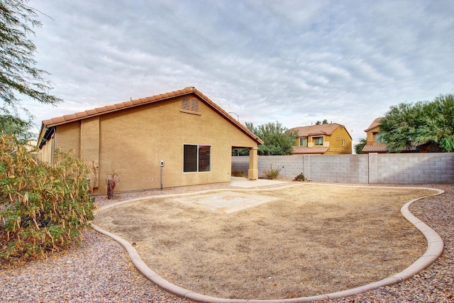 view of rear view of property