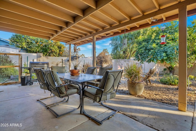 view of patio