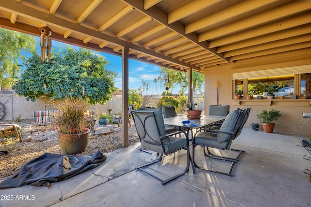 view of patio