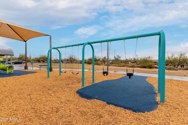 view of communal playground