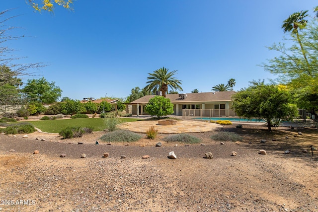 6102 E Aster Dr, Scottsdale, AZ 85254 - rear view of property with an outdoor pool