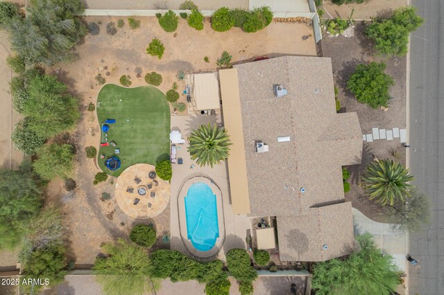 6102 E Aster Dr, Scottsdale, AZ 85254 - drone / aerial view of a pool