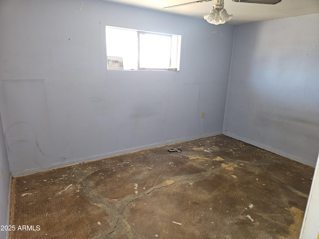 4110 E Wagoner Rd, Phoenix, AZ 85032 - empty room with baseboards and ceiling fan