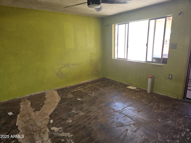 4110 E Wagoner Rd, Phoenix, AZ 85032 - empty room with a ceiling fan and a textured ceiling