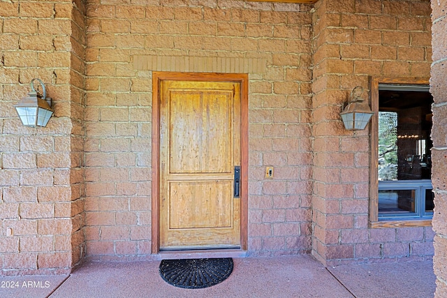 view of property entrance