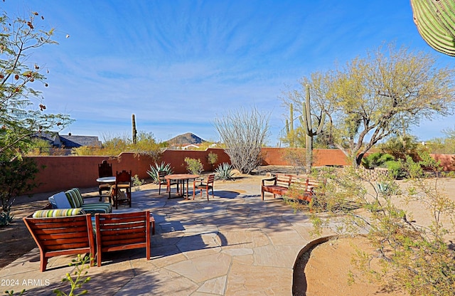 view of patio