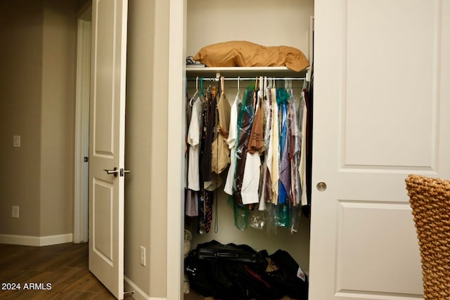 view of closet