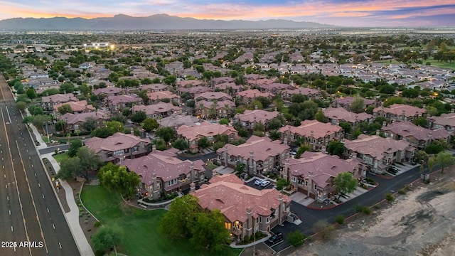 14250 W Wigwam Blvd Unit 2722, Litchfield Park, AZ 85340 - aerial view at dusk of a mountain view and a residential view