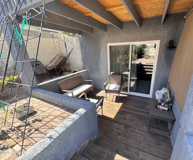 8908 W Sheridan St, Phoenix, AZ 85037 - view of wooden terrace