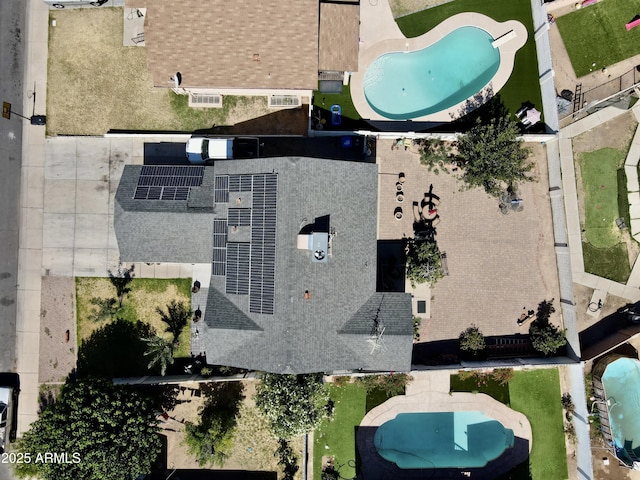 8908 W Sheridan St, Phoenix, AZ 85037 - aerial view of property and surrounding area with a pool