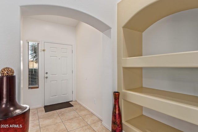 136 N 236th Ave, Buckeye, AZ 85396 - entryway with light tile patterned floors and baseboards