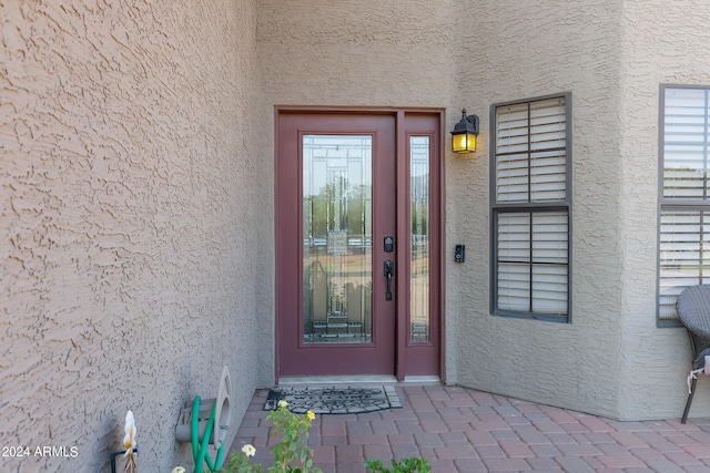 view of entrance to property