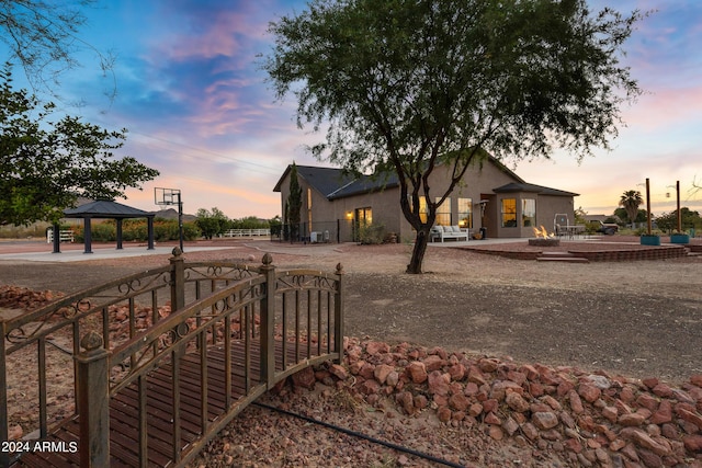 view of property's community featuring a gazebo