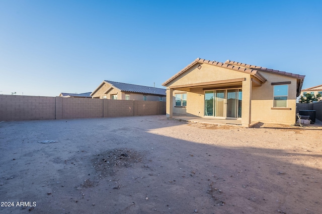 view of rear view of property