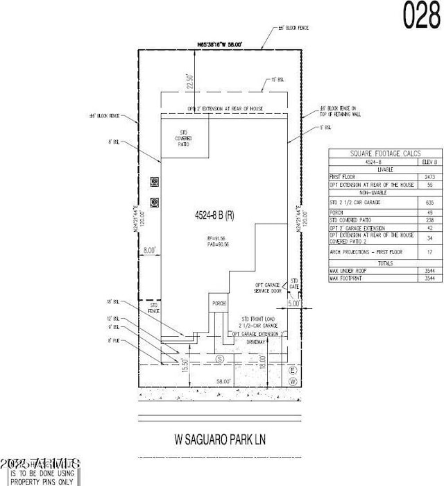 view of layout