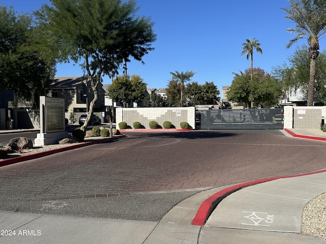 2150 W Alameda Rd Unit 2139, Phoenix, AZ 85085 - view of decorative street featuring curbs and a gated entry