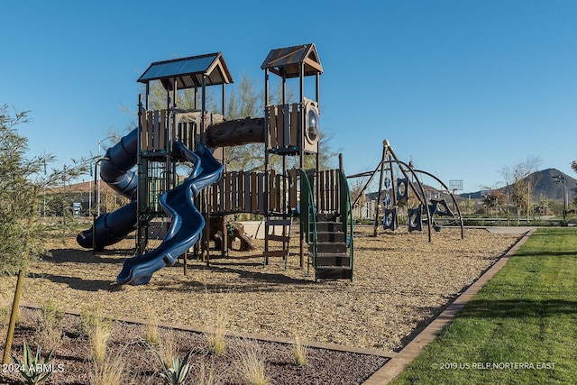 view of play area