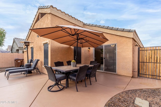 view of patio