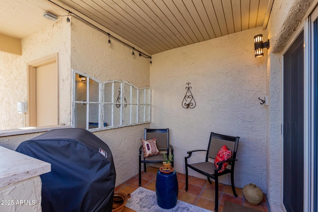 view of patio / terrace featuring grilling area