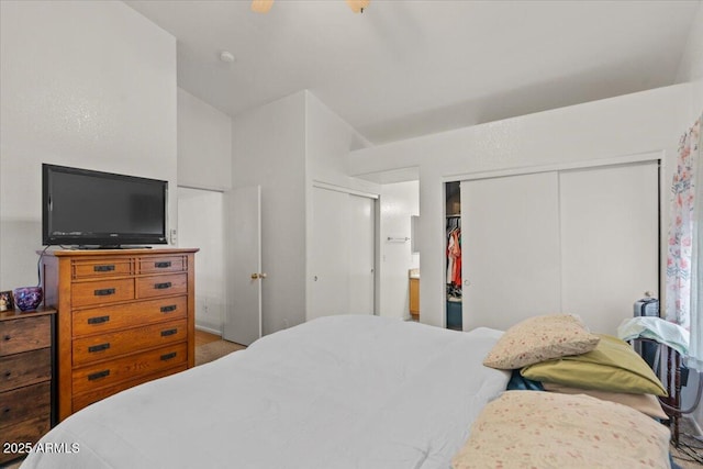 bedroom featuring a closet